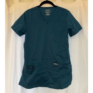 Cherokee TEAL scrub top and bottom